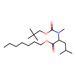 L-Leucine, N-neopentyloxycarbonyl-N-methyl-, heptyl ester