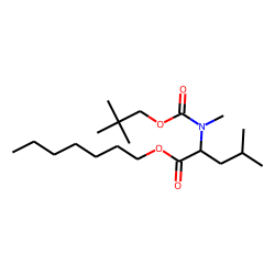 l-Leucine, N-neopentyloxycarbonyl-N-methyl-, heptyl ester