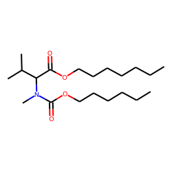 DL-Valine, N-methyl-N-hexyloxycarbonyl-, heptyl ester