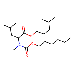 L-Leucine, N-methyl-N-(hexyloxycarbonyl)-, isohexyl ester
