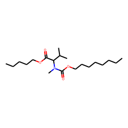 DL-Valine, N-methyl-N-octyloxycarbonyl-, pentyl ester