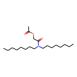 Acetoxyacetamide, N,N-dioctyl-