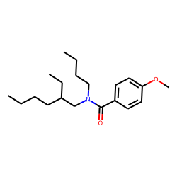 Benzamide, 4-methoxy-N-butyl-N-2-ethylhexyl-