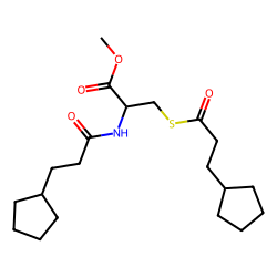 L-Cysteine, N,S-bis(3-cyclopentylpropionyl)-, methyl ester