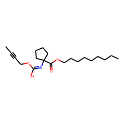1-Aminocyclopentanecarboxylic acid, N-(but-2-yn-1-yloxycarbonyl)-, nonyl ester