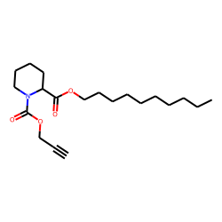 Pipecolic acid, N-propargyloxycarbonyl-, decyl ester