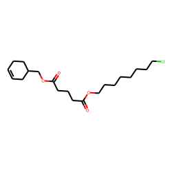 Glutaric acid, (cyclohex-3-enyl)methyl 8-chlorooctyl ester