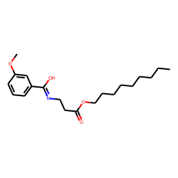 «beta»-Alanine, N-(3-methoxybenzoyl)-, nonyl ester
