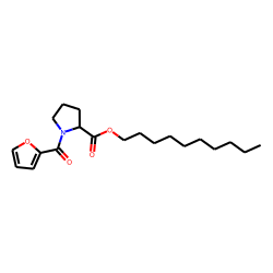 L-Proline, N-(furoyl-2)-, decyl ester