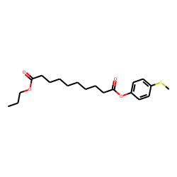 Sebacic acid, 4-methylthiobenzyl propyl ester
