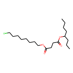 Succinic acid, 8-chlorooctyl 4-octyl ester