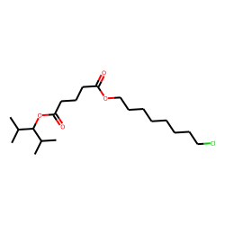 Glutaric acid, 8-chlorooctyl 2,4-dimethylpent-3-yl ester