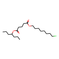 Glutaric acid, 8-chlorooctyl hept-4-yl ester