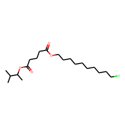 Glutaric acid, 3-methylbut-2-yl 10-chlorodecyl ester