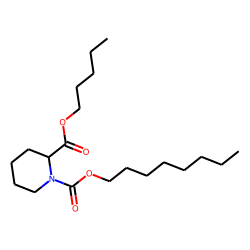 Pipecolic acid, N-octyloxycarbonyl-, pentyl ester