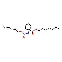 1-Aminocyclopentanecarboxylic acid, N-hexyloxycarbonyl-, heptyl ester