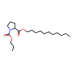 d-Proline, n-propoxycarbonyl-, undecyl ester