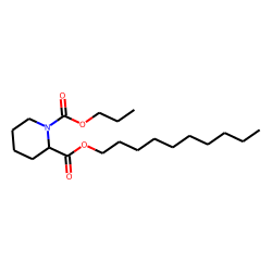 Pipecolic acid, N-propoxycarbonyl-, decyl ester
