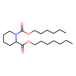 Pipecolic acid, N-hexyloxycarbonyl-, heptyl ester