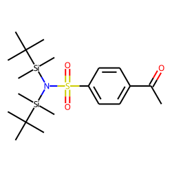 Benzenesulfonamide, 4-acetyl-N,N-di(tert.-butyldimethylsilyl)-