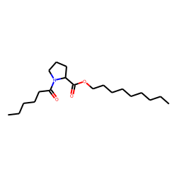 L-Proline, N-(hexanoyl)-, nonyl ester
