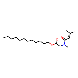 Sarcosine, N-(3-methylbut-2-enoyl)-, dodecyl ester