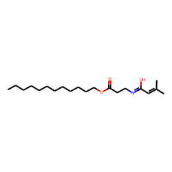 «beta»-Alanine, N-(3-methylbut-2-enoyl)-, dodecyl ester