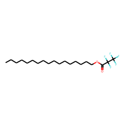 Pentafluoropropionic acid, heptadecyl ester