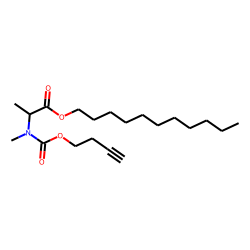 DL-Alanine, N-methyl-N-(byt-3-yn-1-yloxycarbonyl)-, undecyl ester