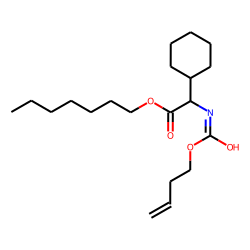 Glycine, 2-cyclohexyl-N-(but-3-en-1-yl)oxycarbonyl-, heptyl ester