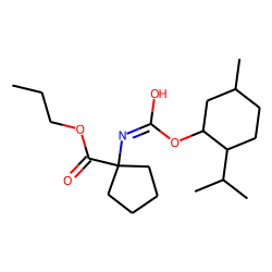 1-Aminocyclopentanecarboxylic acid, N-((1R)-(-)-menthyloxycarbonyl)-, propyl ester