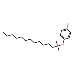 4-Chloro-1-dimethyldodecylsilyloxybenzene