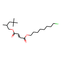 Fumaric acid, 2,4,4-trimethylpentyl 8-chlorooctyl ester