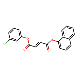Fumaric acid, naphth-1-yl 3-chlorophenyl ester