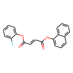 Fumaric acid, naphth-1-yl 2-fluorophenyl ester