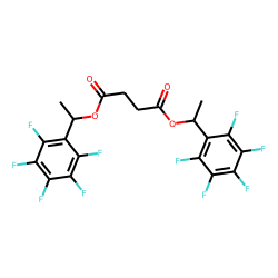 Succinic acid, di(1-(pentafluorophenyl)ethyl) ester