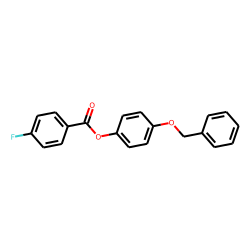 4-Fluorobenzoic acid, 4-benzyloxyphenyl ester