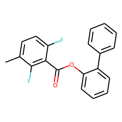 2,6-Difluoro-3-methylbenzoic acid, 2-biphenyl ester