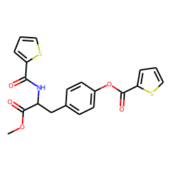 l-Tyrosine, N,O-bis(2-thienylcarbonyl)-, methyl ester