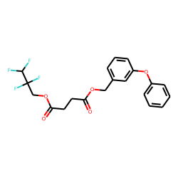Succinic acid, 2,2,3,3-tetrafluoropropyl 3-phenoxybenzyl ester