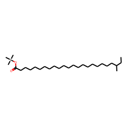 Tetracosanoic acid, 22-methyl, trimethylsilyl ester
