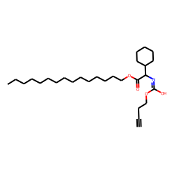 Glycine, 2-cyclohexyl-N-(but-3-yn-1-yl)oxycarbonyl-, pentadecyl ester