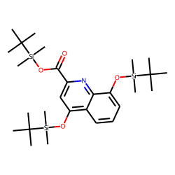 Xanthurenic acid, O,O'-bis(tert-butyldimethylsilyl)-, tert-butyldimethylsilyl ester