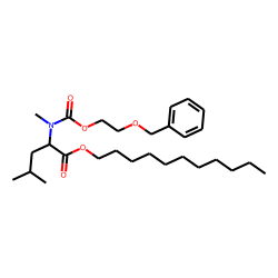 L-Leucine, N-methyl-N-(2-(benzyloxy)ethoxycarbonyl)-, undecyl ester