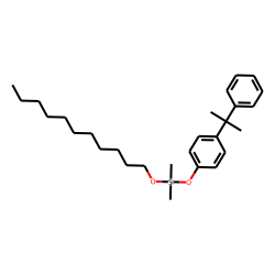 Silane, dimethyl(4-(2-phenylprop-2-yl)phenoxy)undecyloxy-