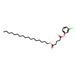 Glutaric acid, 3-chlorophenyl heptadecyl ester