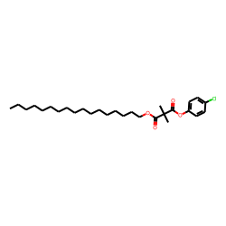 Dimethylmalonic acid, 4-chlorophenyl heptadecyl ester