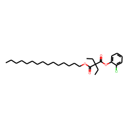 Diethylmalonic acid, 2-chlorophenyl pentadecyl ester