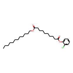 Sebacic acid, 2-chlorophenyl dodecyl ester
