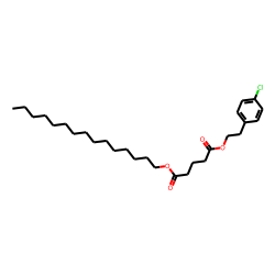 Glutaric acid, 2-(4-chlorophenyl)ethyl pentadecyl ester